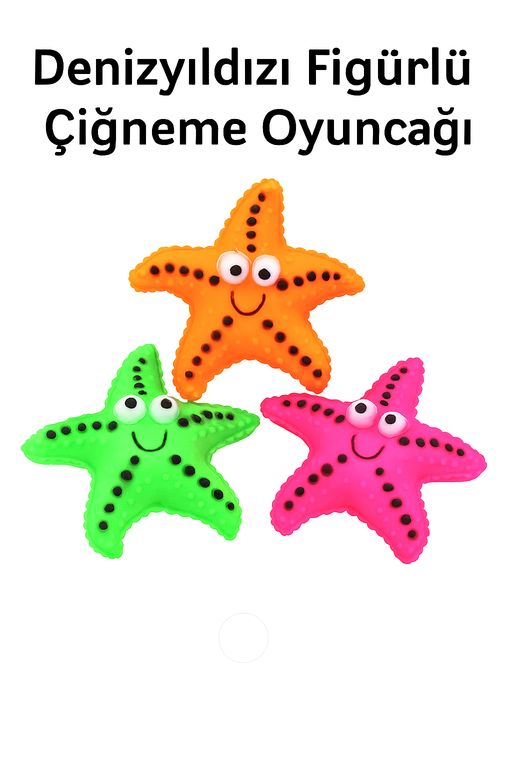 Denizyıldızı Figürlü Köpek Çiğneme Oyuncağı