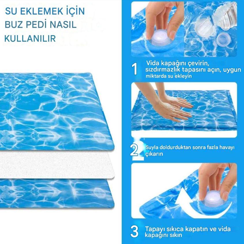 Evcil Hayvan Soğutucu Mat – Sıcak Yaz Günlerinde Serin ve Konforlu!