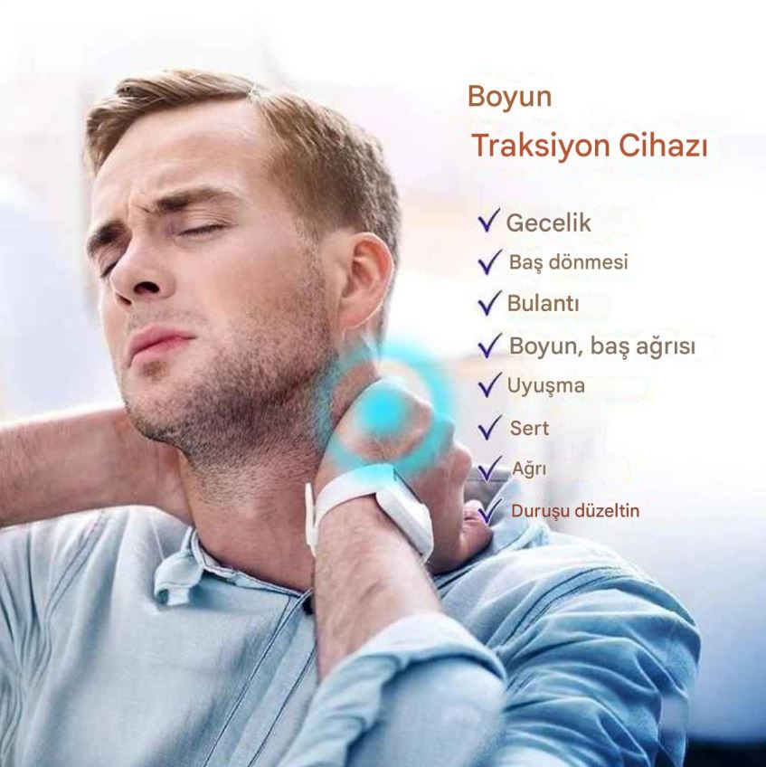 3 Katlı Şişirilebilir Boyun Masaj Aleti – Rahatlatıcı ve Taşınabilir Destek
