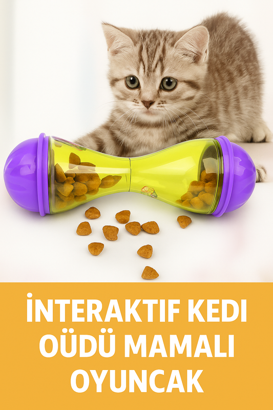 İnteraktif Kedi Ödül Mamalı Oyuncak