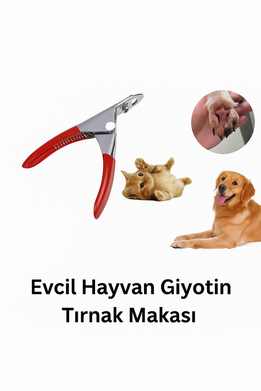 Evcil Hayvan Giyotin Tırnak Makası – Kedi ve Köpekler İçin Pratik Kesim