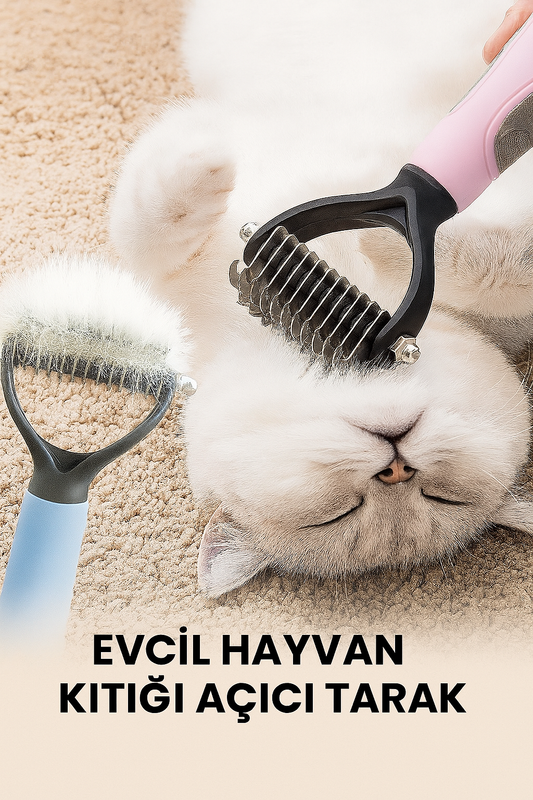 Evcil Hayvan Kıtık Açıcı Tarak – Tüy Topaklarına Son!