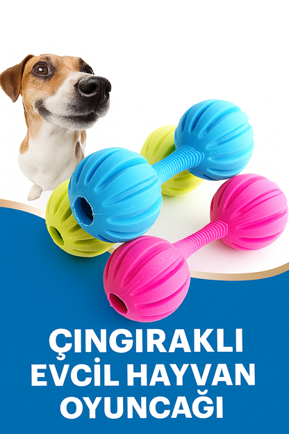 Çıngıraklı Evcil Hayvan Oyuncağı – Renkli ve Dayanıklı